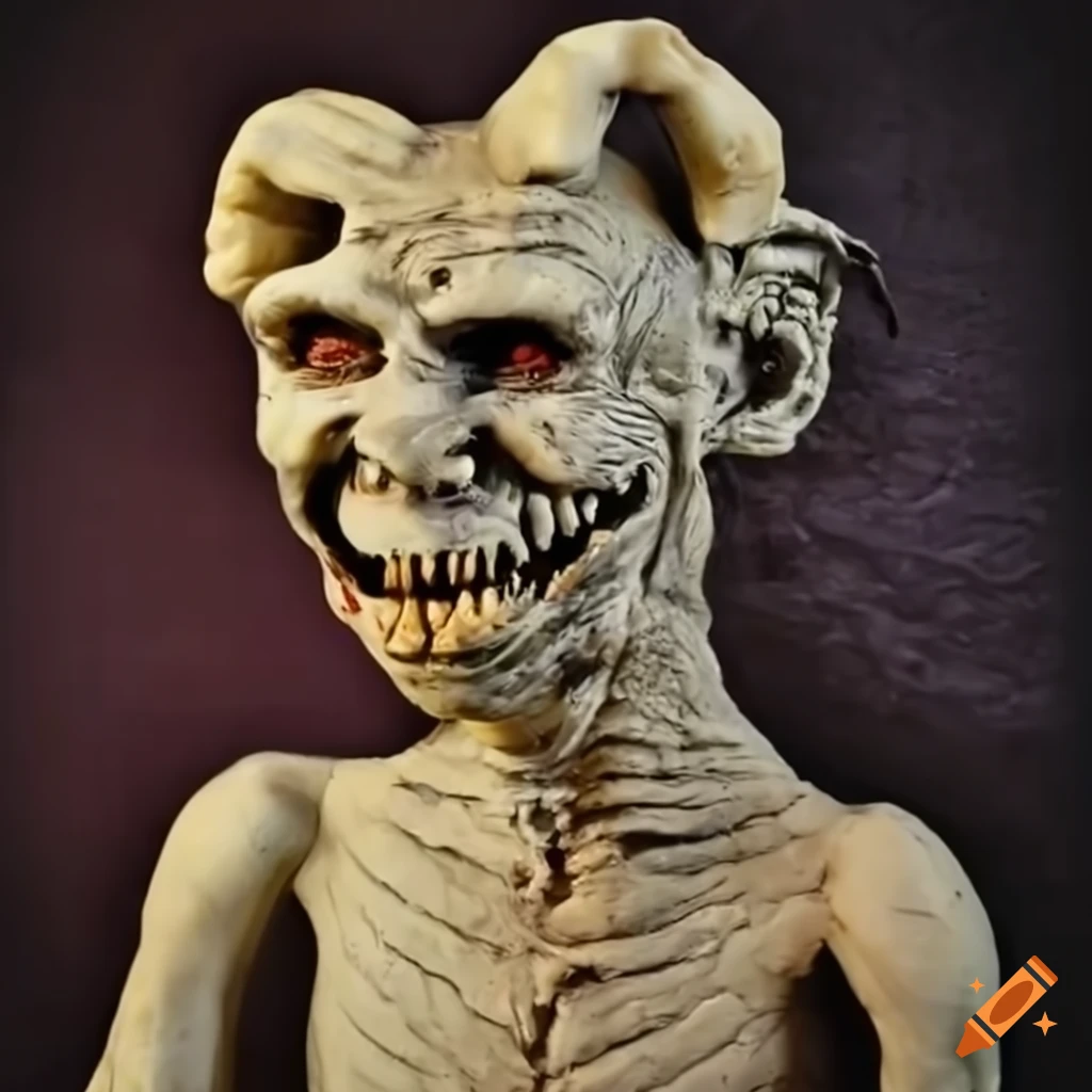Horror claymation tree