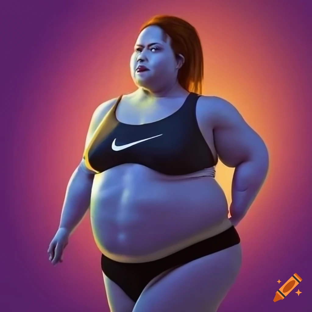 Woman wearing Nike apparel