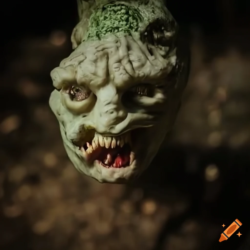Horror claymation tree