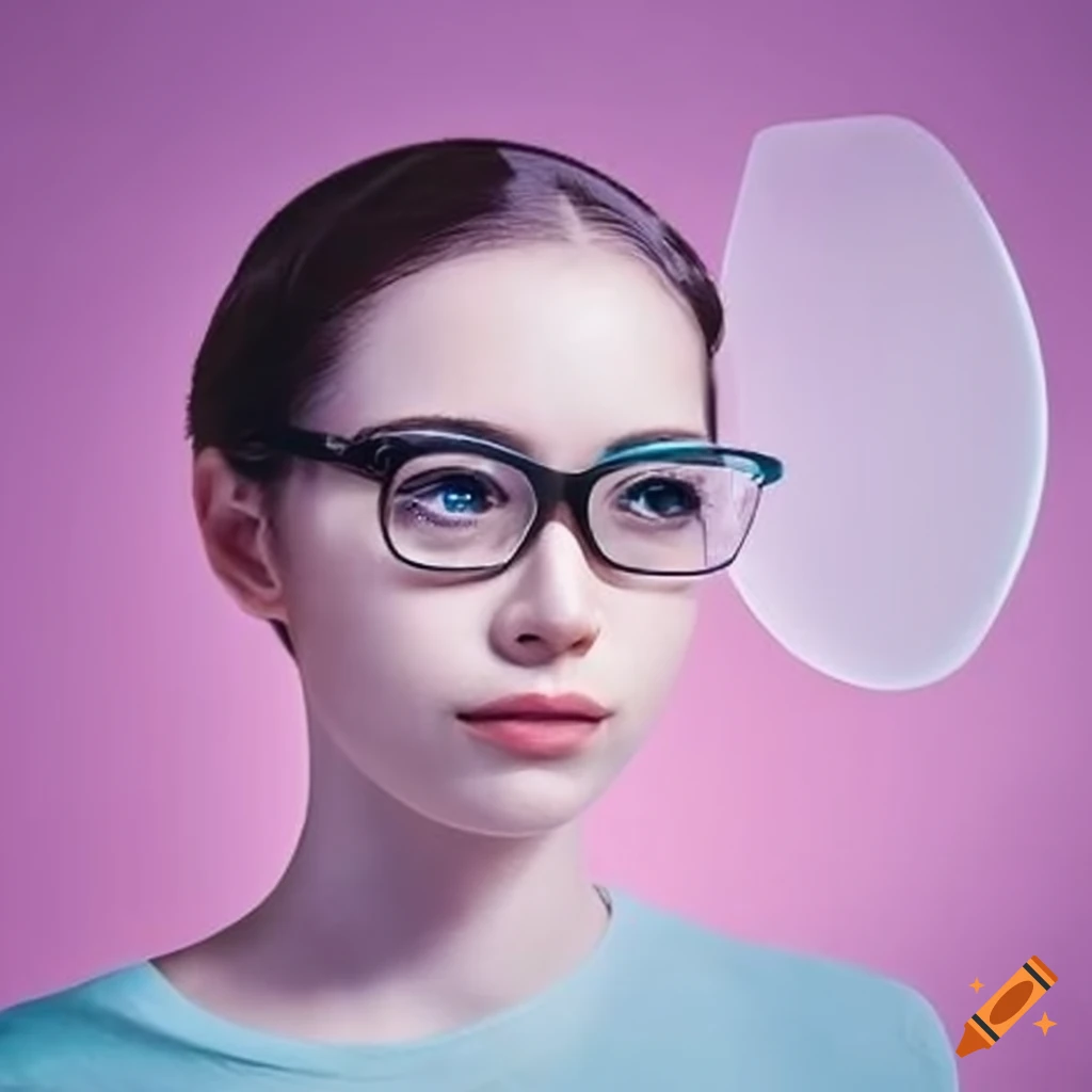 Protective film for glasses lens on Craiyon
