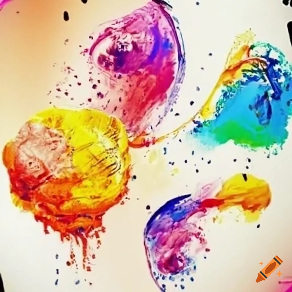 Abstract representation of creativity on Craiyon