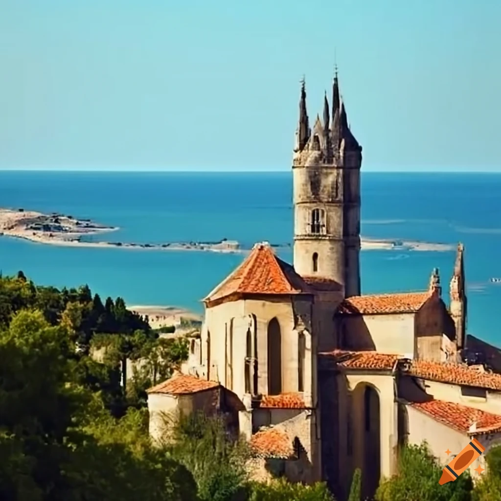 Scenic view of Aude in the south of France