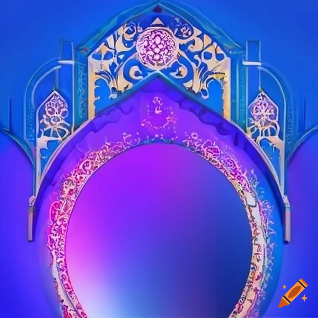 Ramadan design for the name Roufi