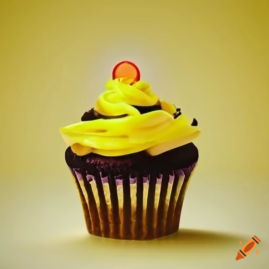 Cupcakes decorated with Shine a Light on Road Safety message in yellow and black