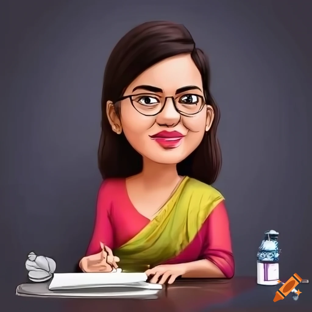 Cartoon Image Of A Person Sitting In An Ias Officer s Office With A cartoon-image-of-a-person-sitting-in-an-ias-officer-s-office-with-a