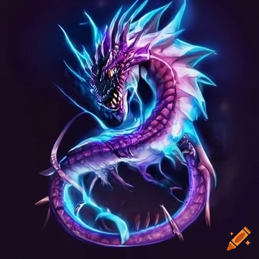 Energy dragon on Craiyon