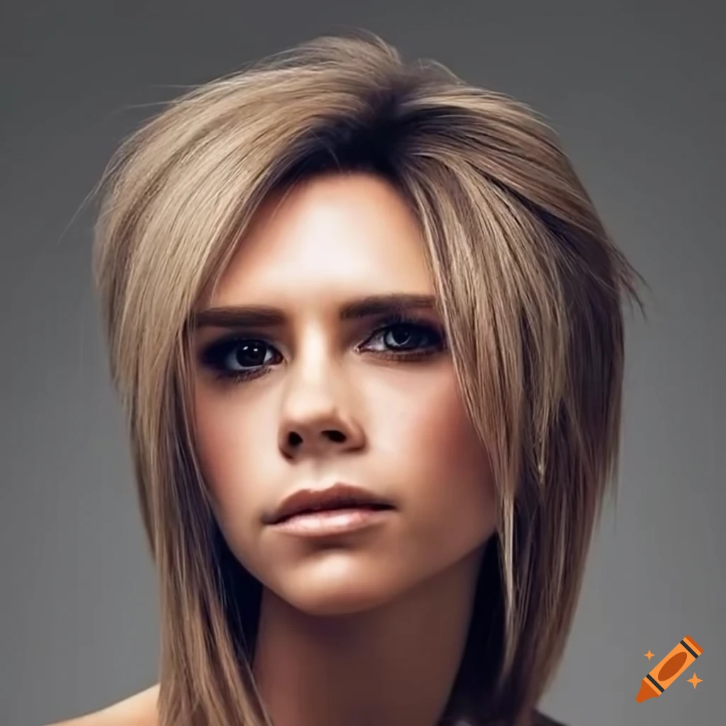 Portrait of a stunningly beautiful young actress with straight blonde hair