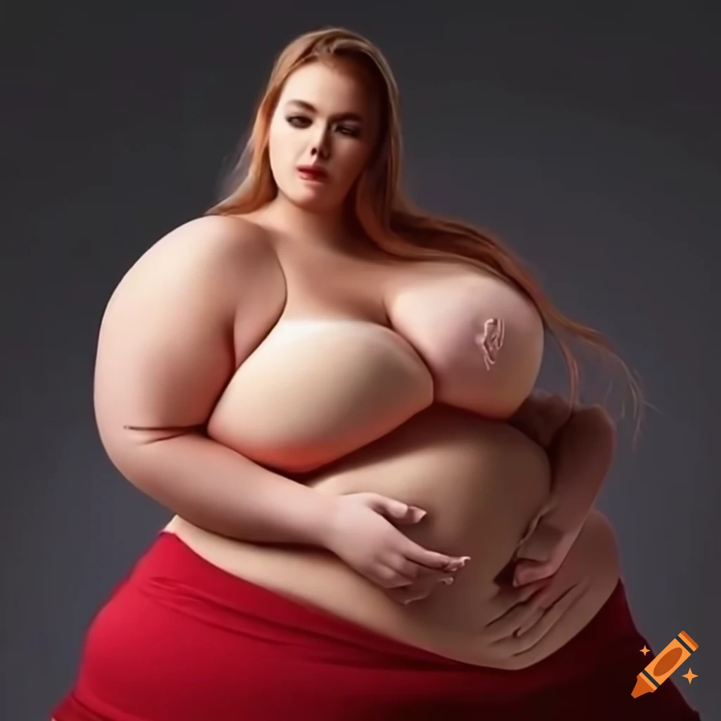 Plus size model embracing her body confidently