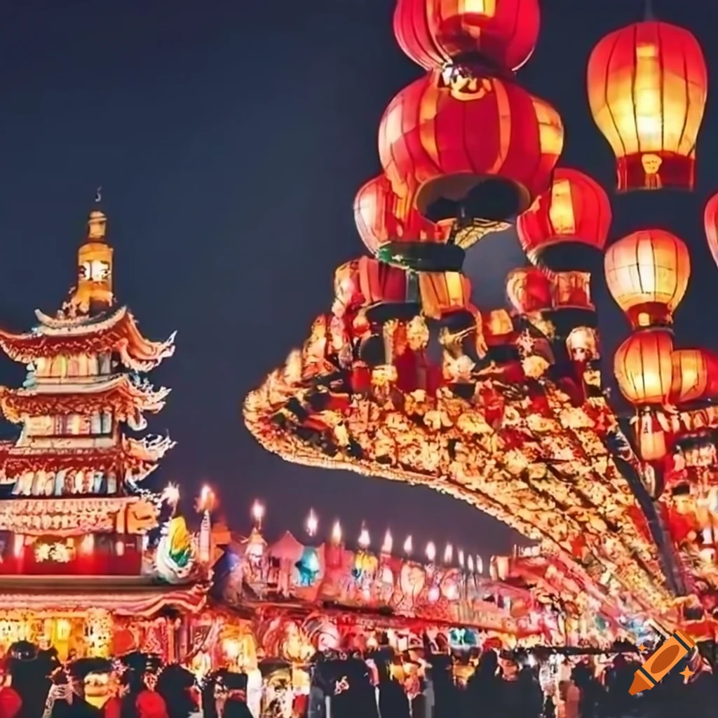 New Year lantern fair in Mianyang with festive and lively atmosphere