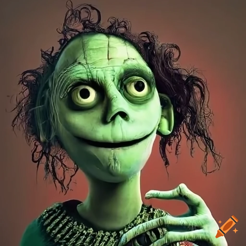 Tim burtoninspired salad fingers liveaction movie on Craiyon