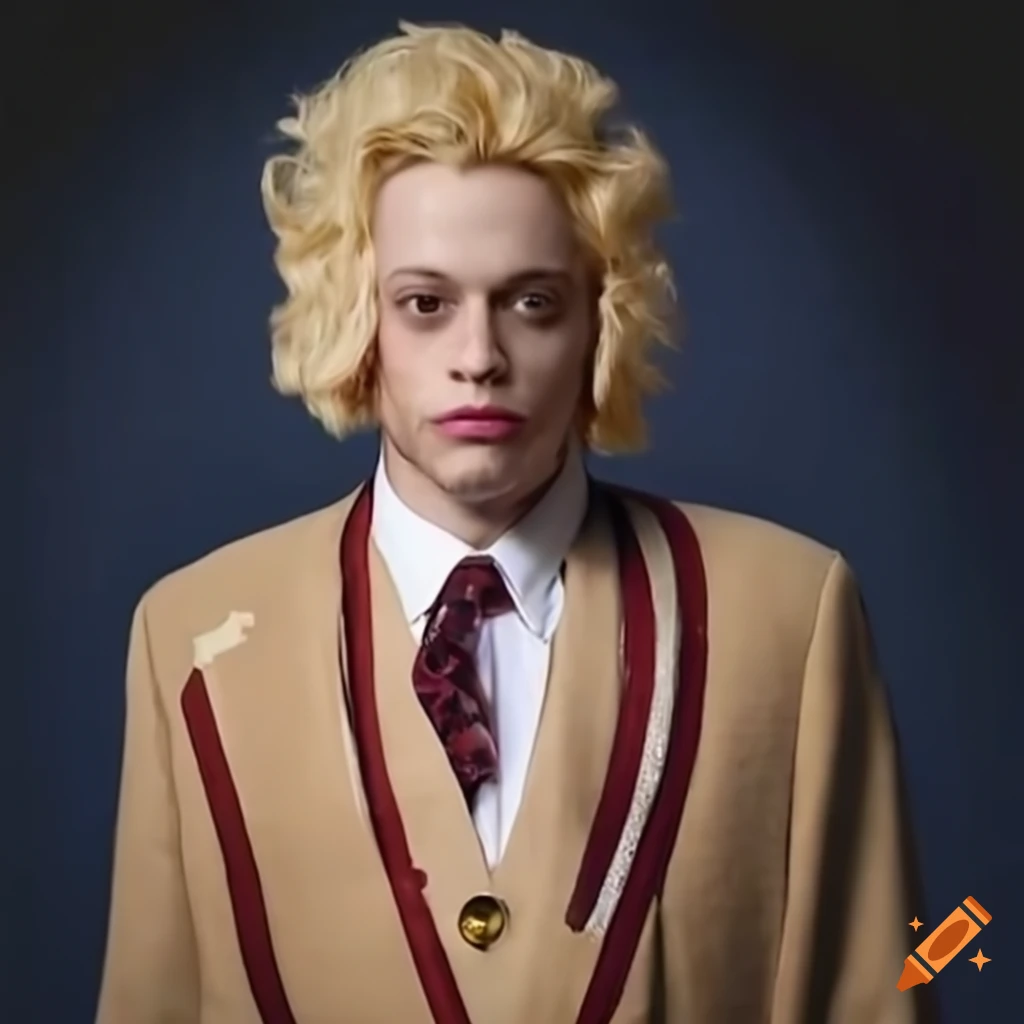 Pete Davidson cosplaying as the Fifth Doctor