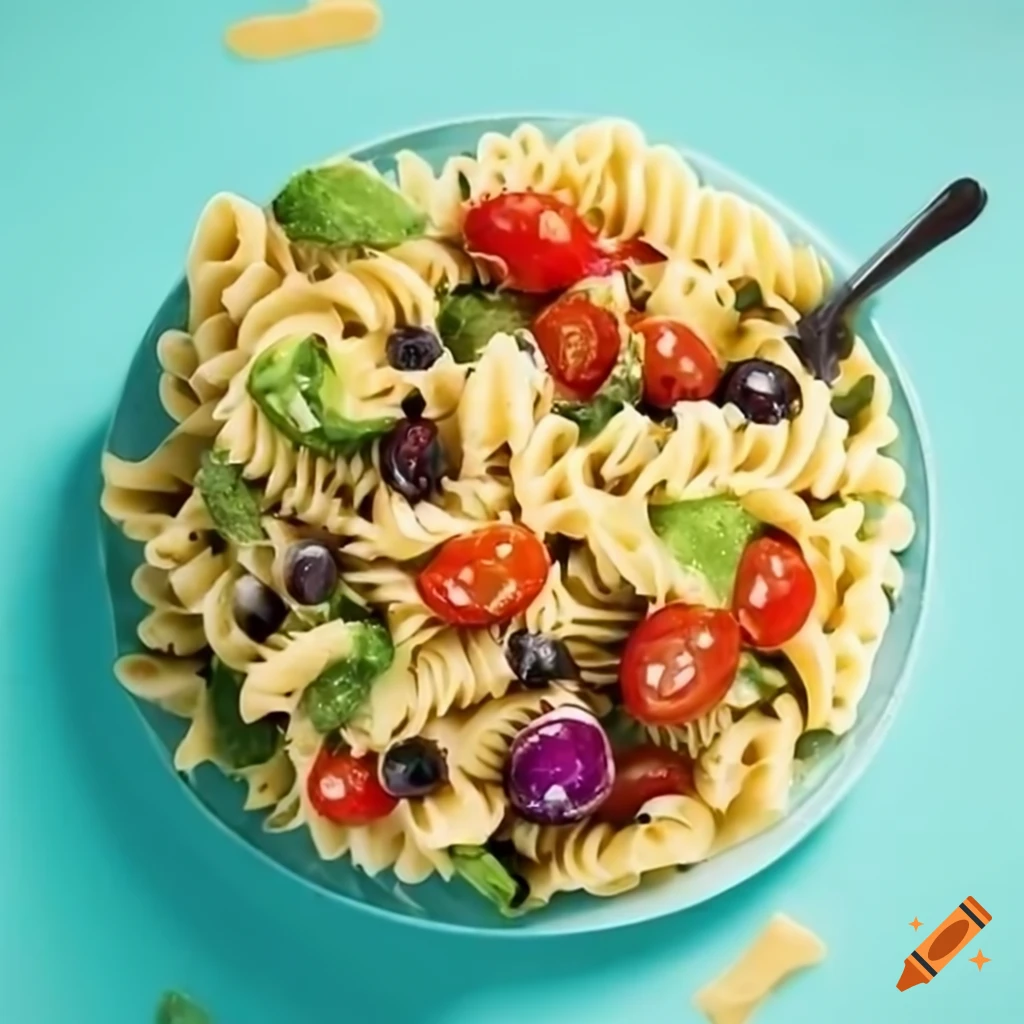 Pasta salad dish