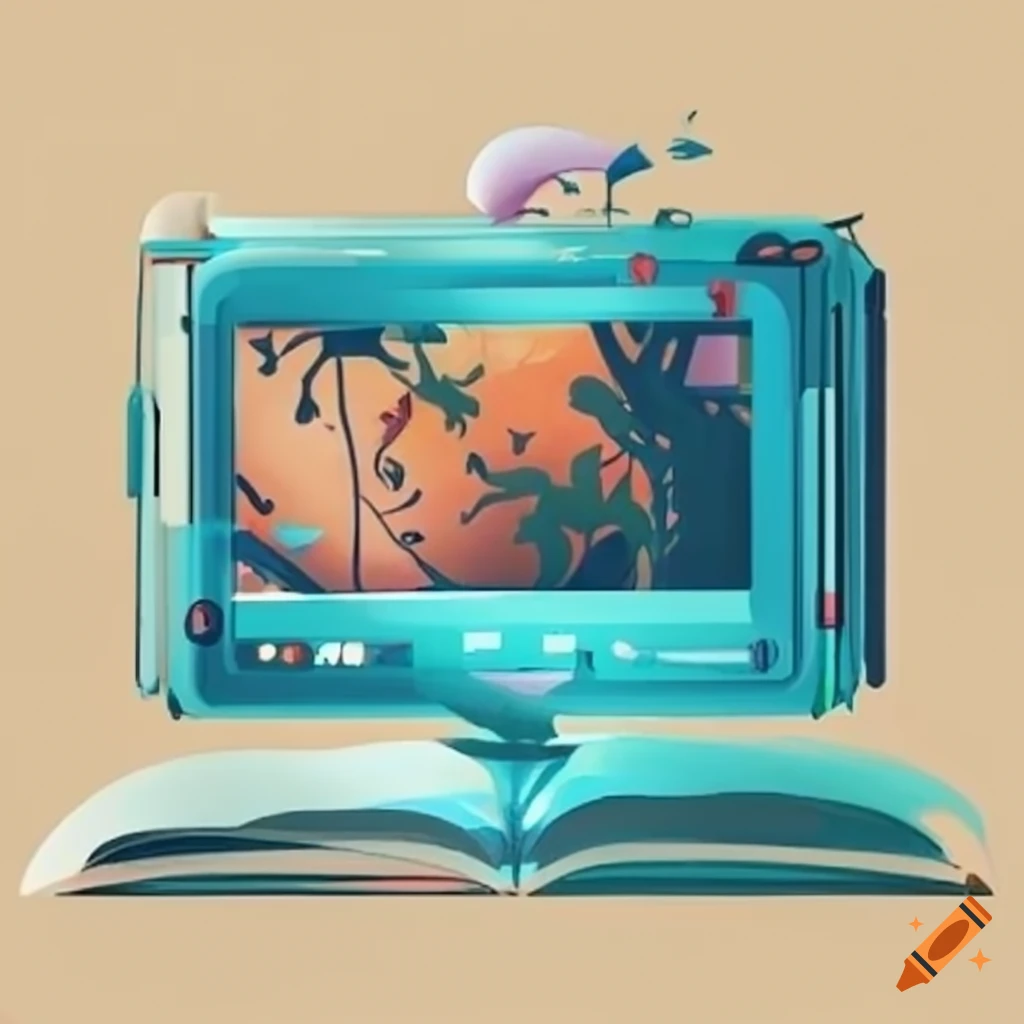 Digital literacy and books visualization on Craiyon