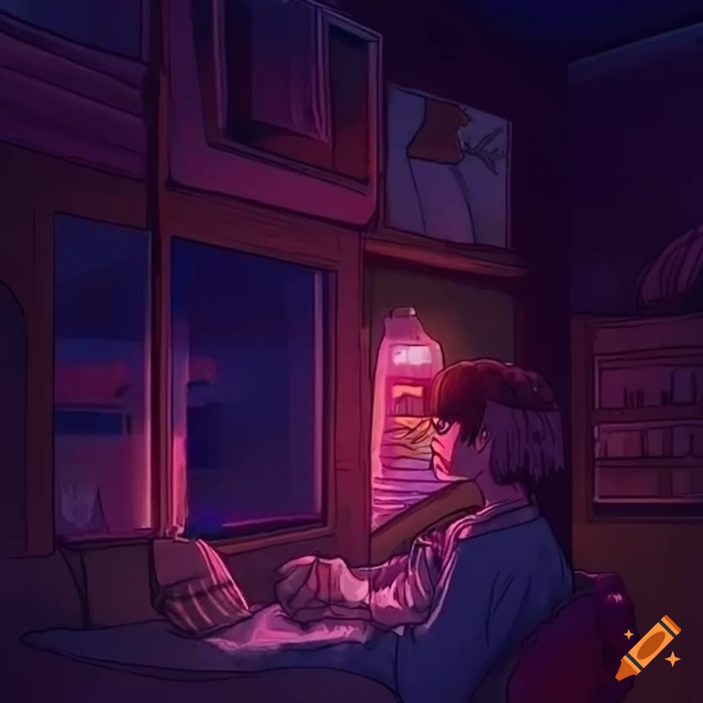 Cozy Lo-Fi album cover with chill vibes