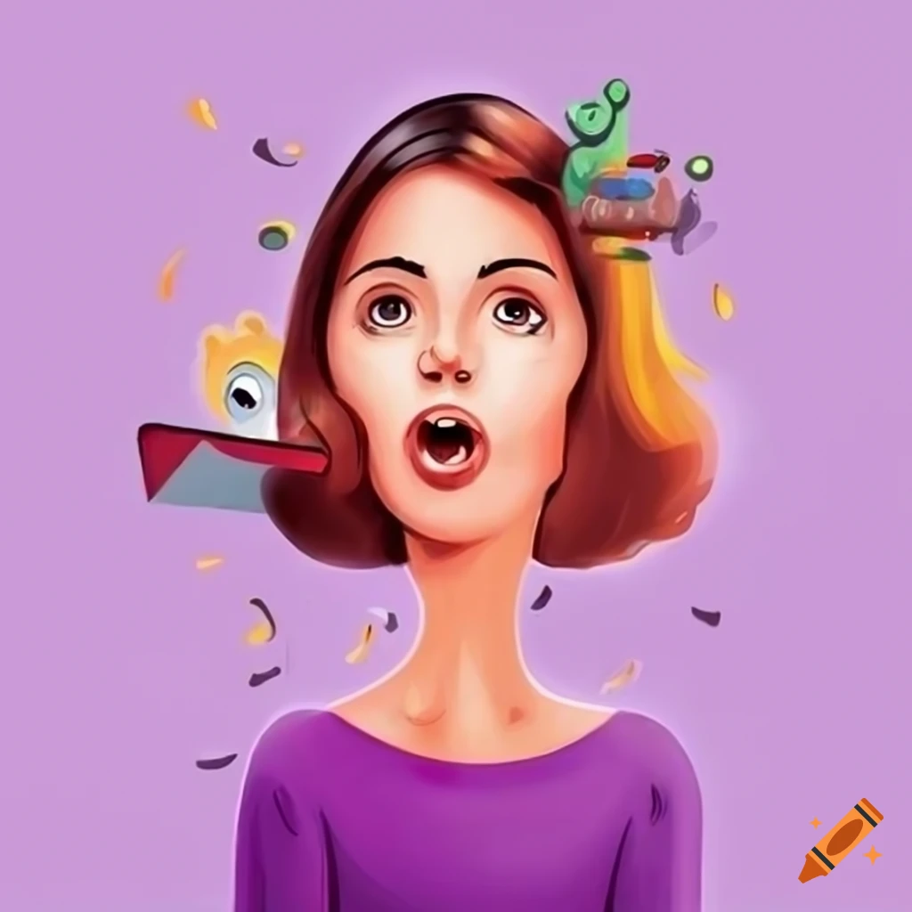 Modern and user friendly social media scheduling tool in a cartoon on