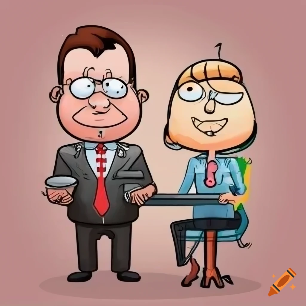 colorful-cartoon-illustration-of-a-toyota-car-salesman-listening-to