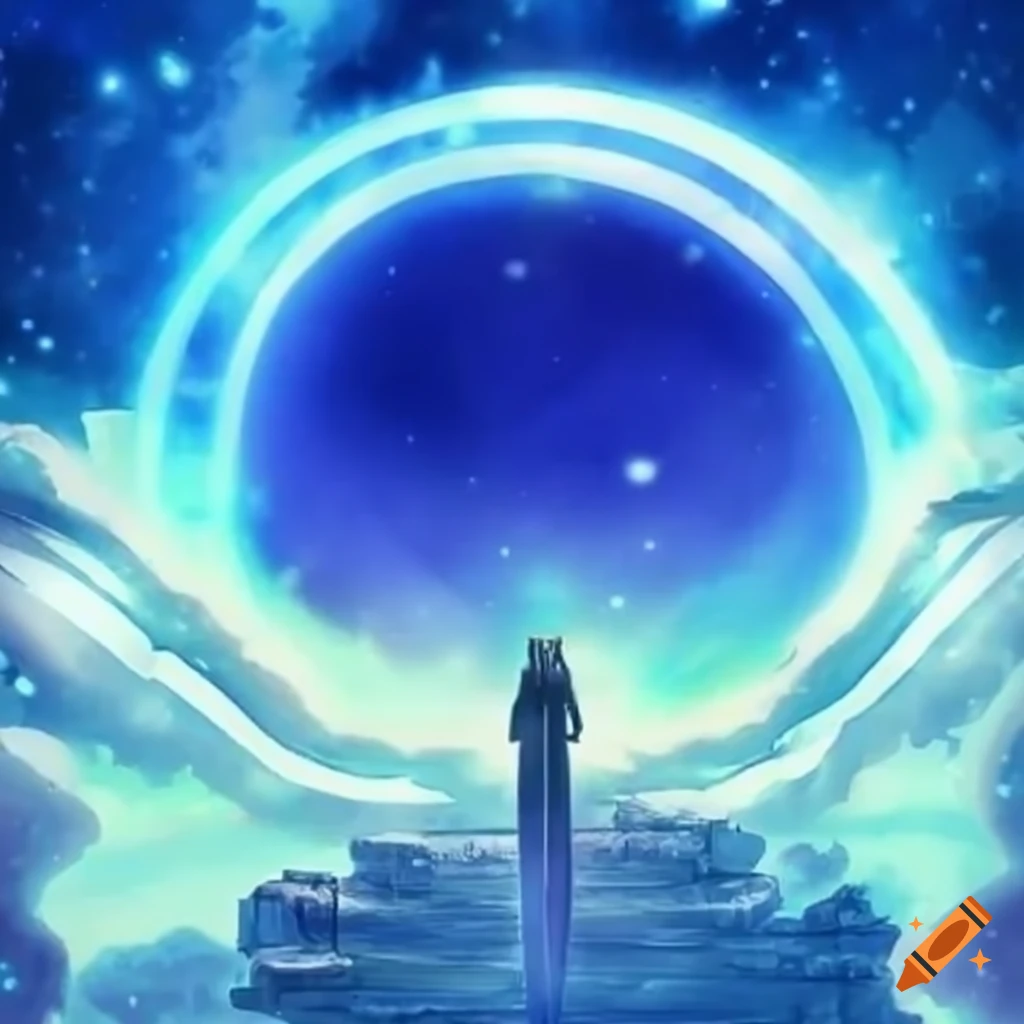 Anime depiction of the true gate of heaven
