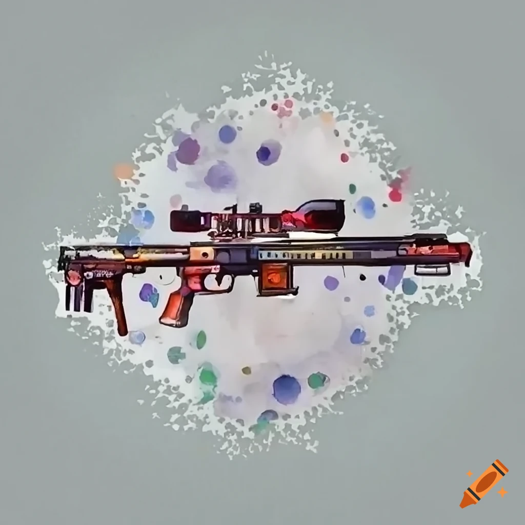Airsoft patch with sniper design