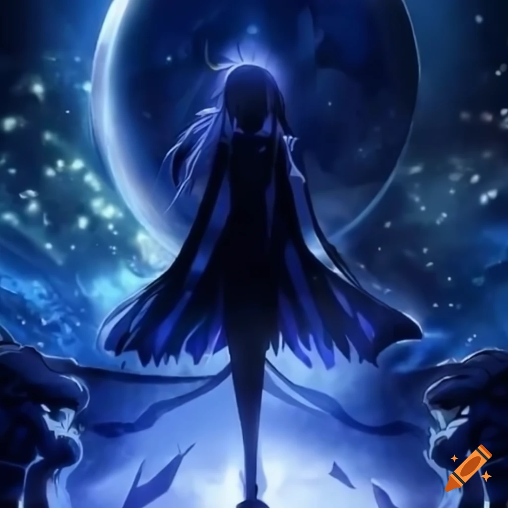 Anime depiction of the gate of heaven