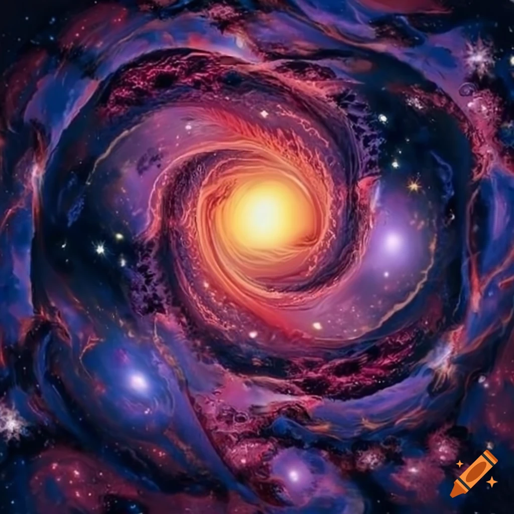 Fractal universe depicting consciousness as a basic building block