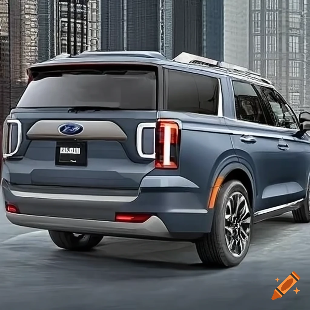 2025 hyundai palisade and ford expedition vehicles comparison on Craiyon