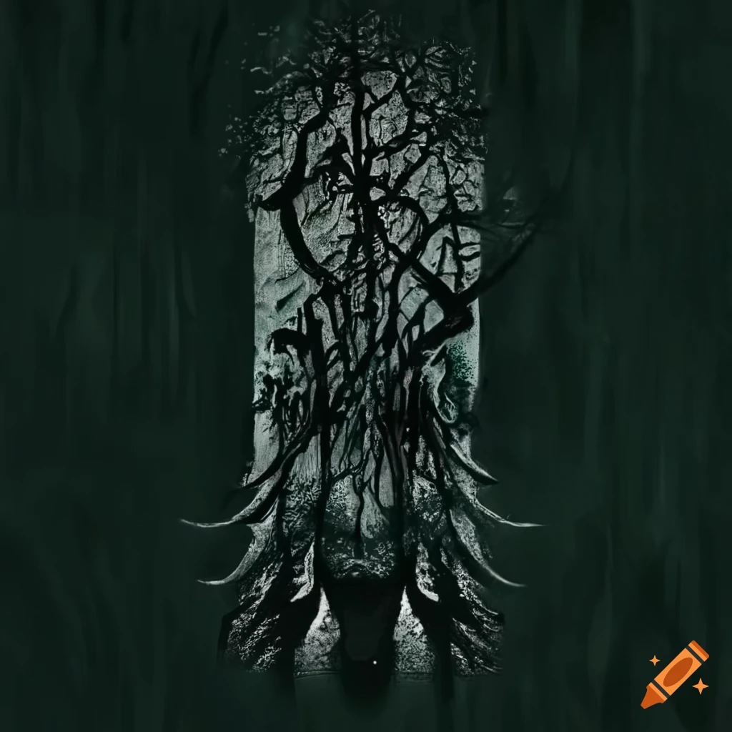 Forest black metal logo with text 'laua'