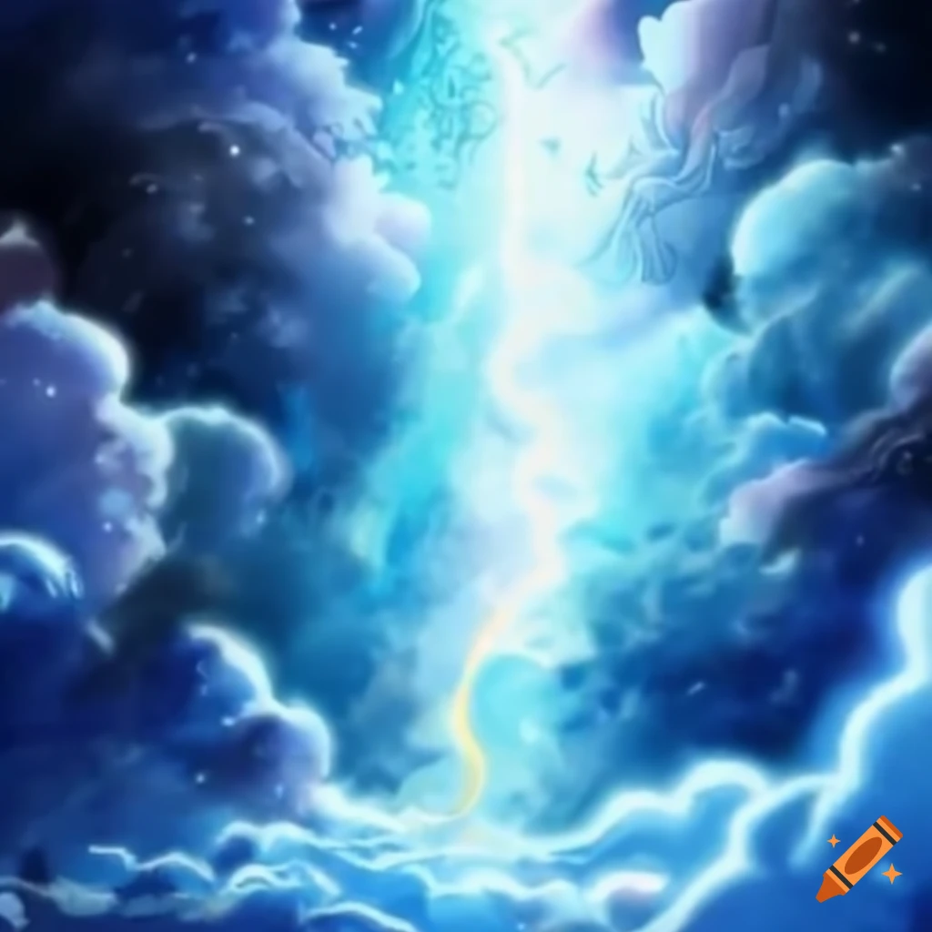Anime depiction of the Gate of Heaven