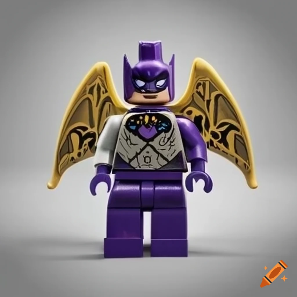 Lego dc batman killer moth minifigure on Craiyon