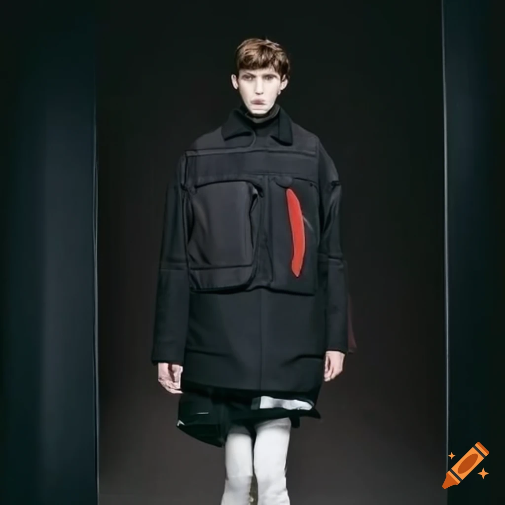 Raf Simons nylon menswear in high definition photo