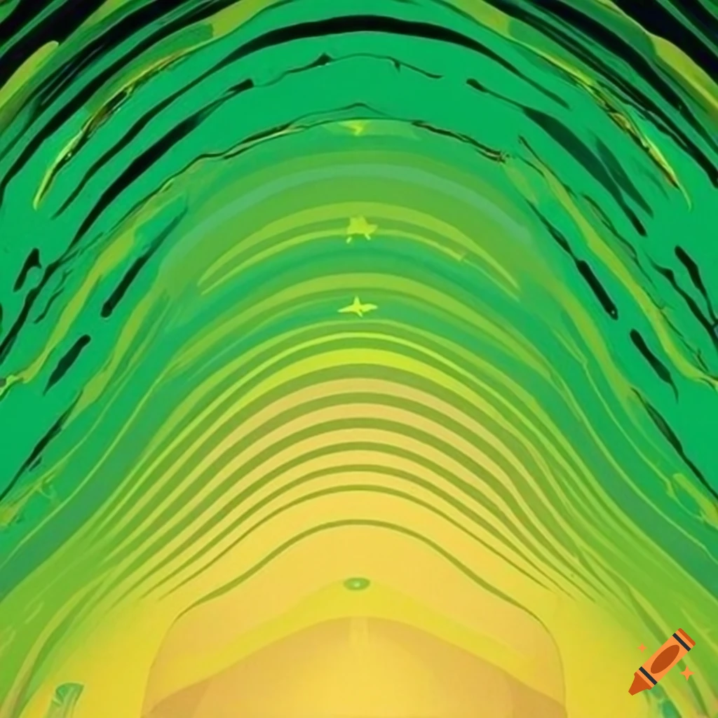 Brazil green and yellow colors