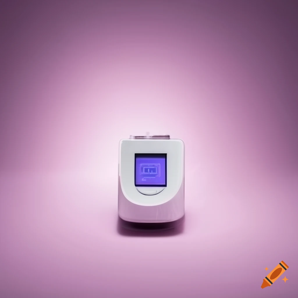 PCR test device in an empty room