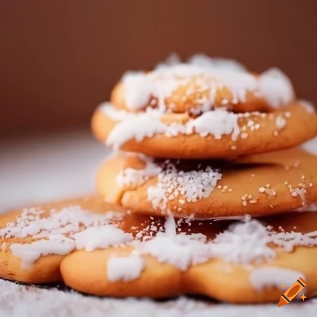 Cookie with sugar