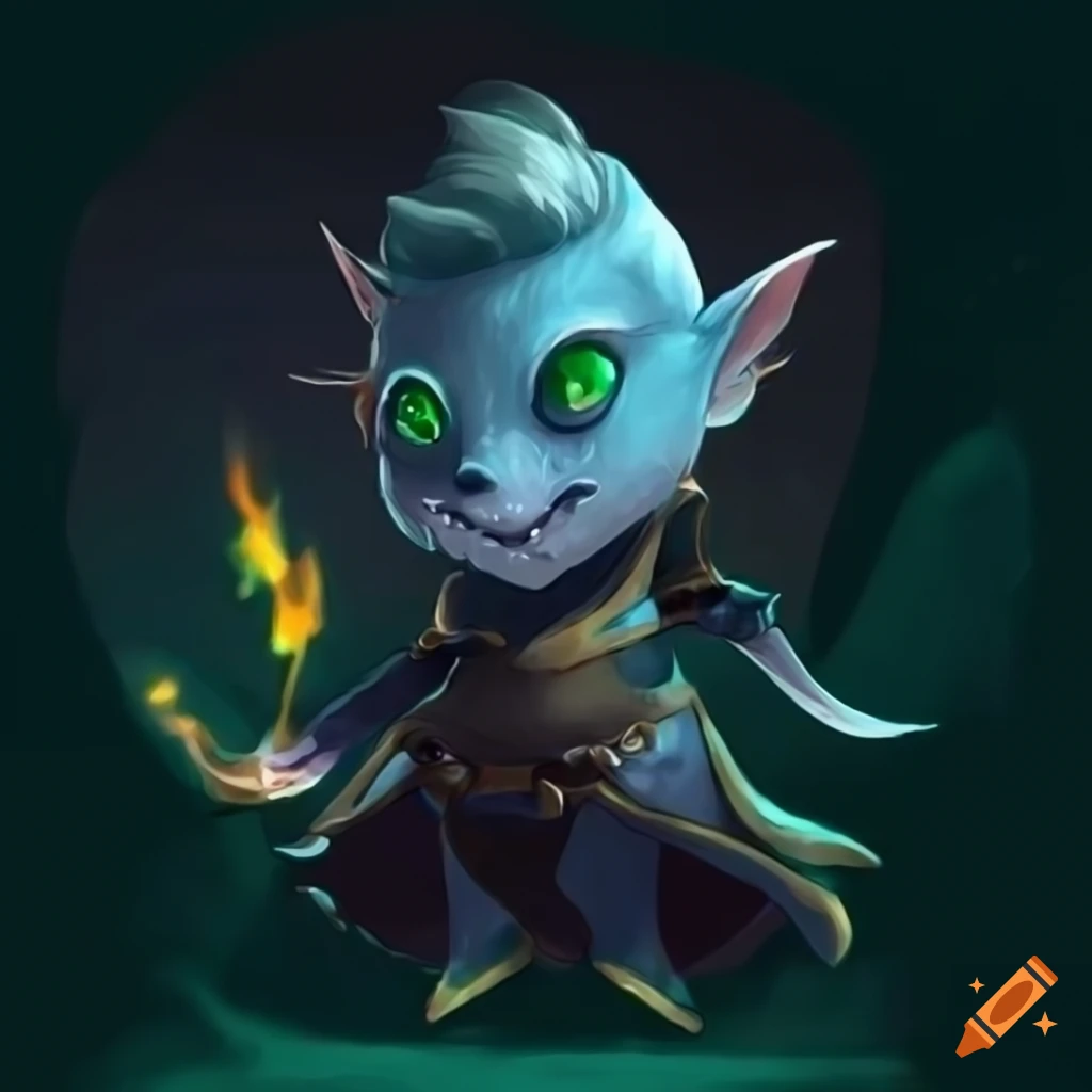 Anthropomorphic Black Phantom Tetra sorcerer