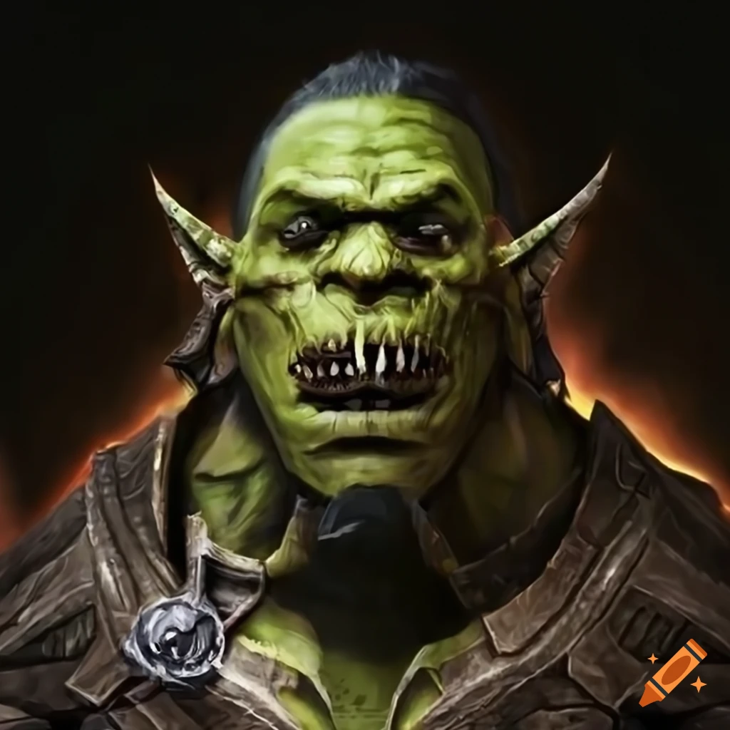 Elder Scrolls orc character