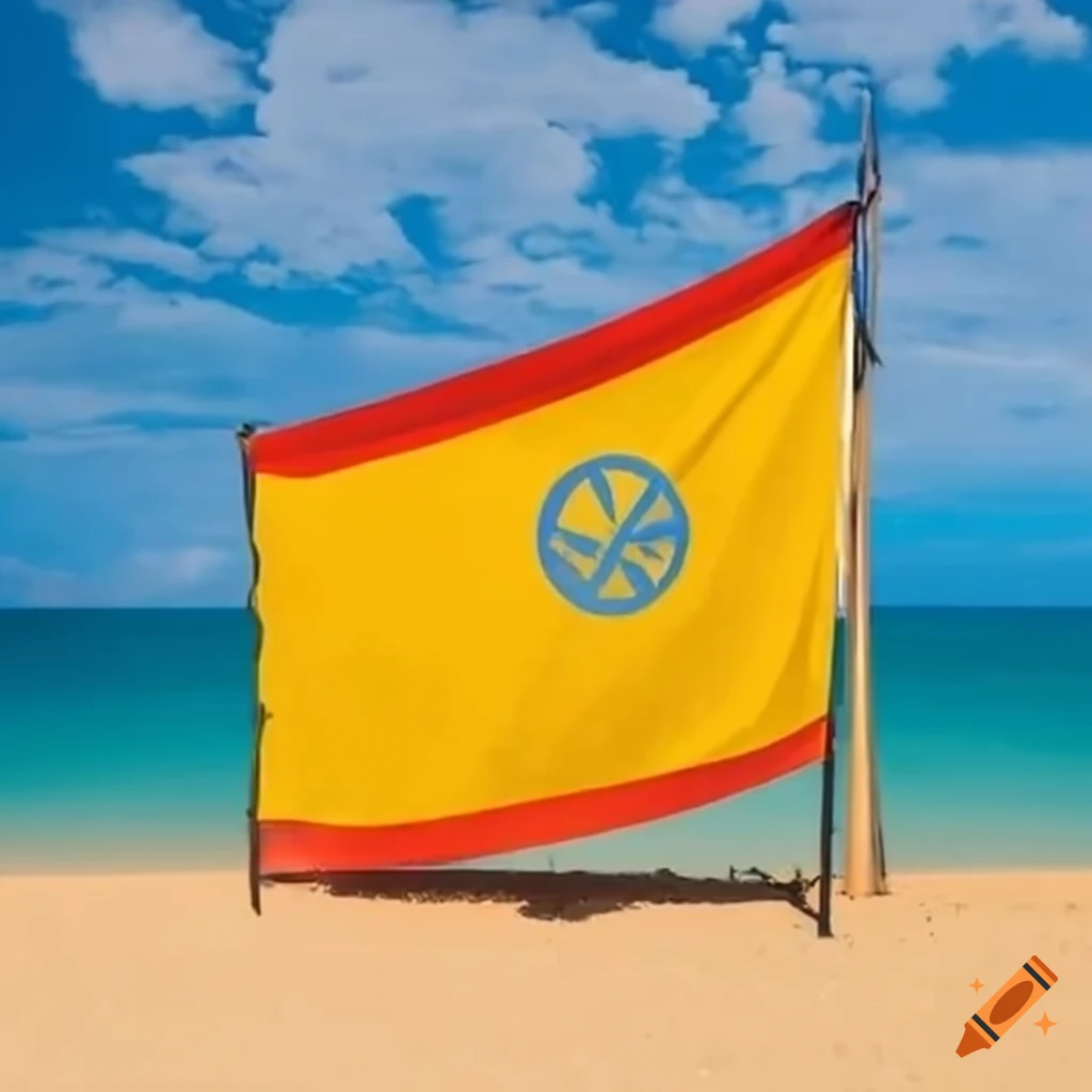 Beach scene with a minibar, barbecue, and people enjoying a gathering