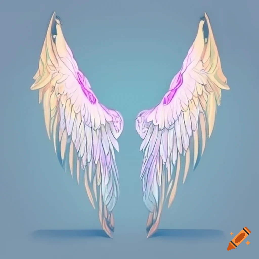 Beautiful big wings design