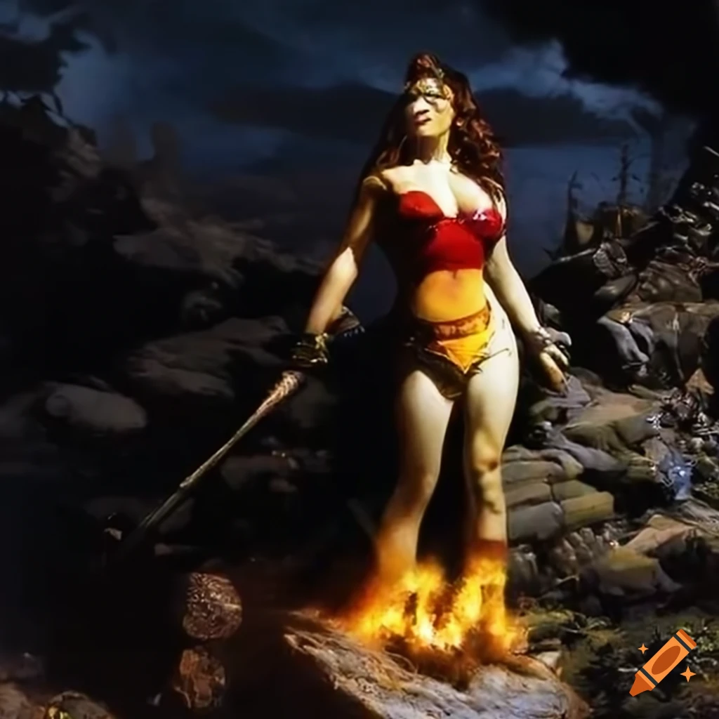 Fantasy art of beautiful women by Frazetta and Jack Kirby