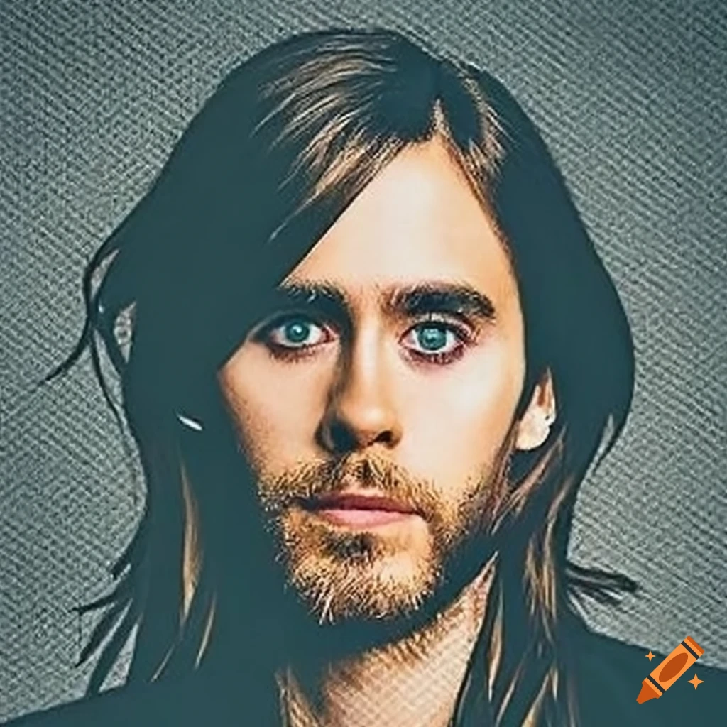 Old album cover featuring young jared leto with 2000's style hair in
