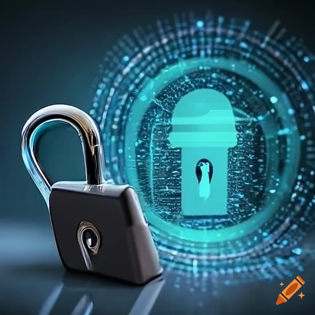 Conceptual image depicting the conflict between data protection and