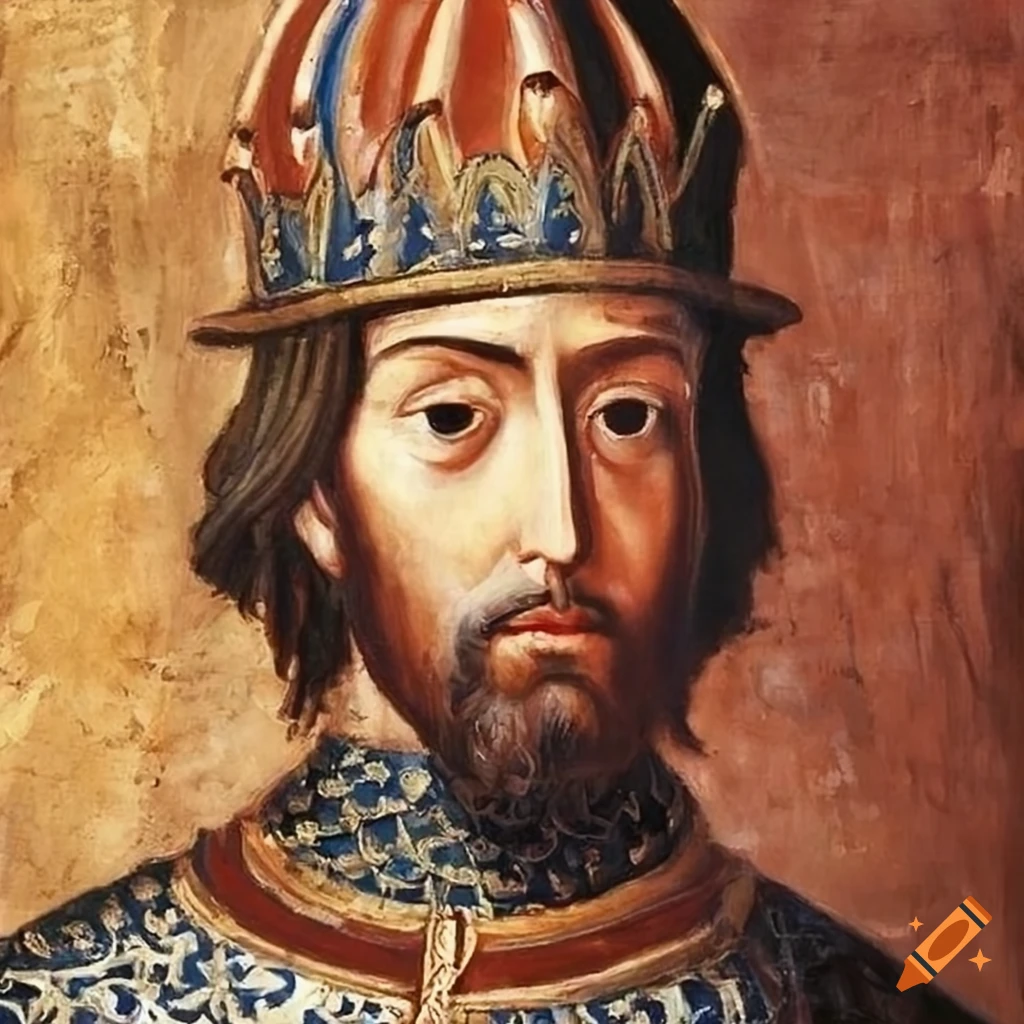 Caliph of Moronya in a medieval painting on Craiyon