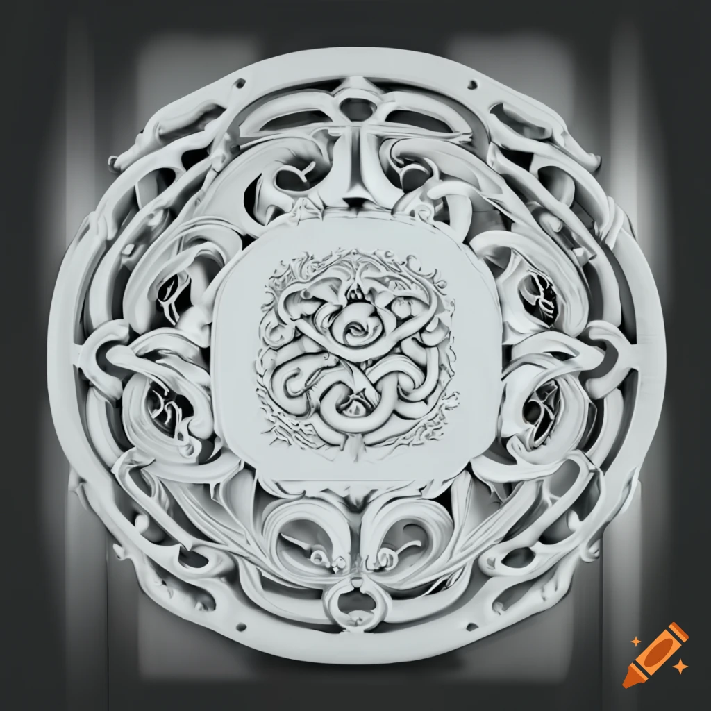 Pagan CNC STL panel in white color