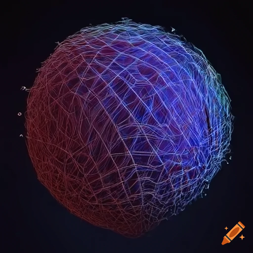 Generative algorithm creating intricate patterns on Craiyon