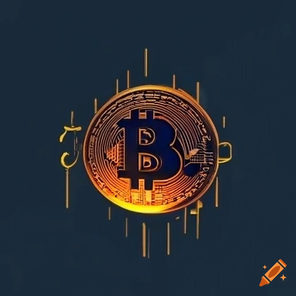 Logo for Telegram crypto news group with stylized Bitcoin symbol