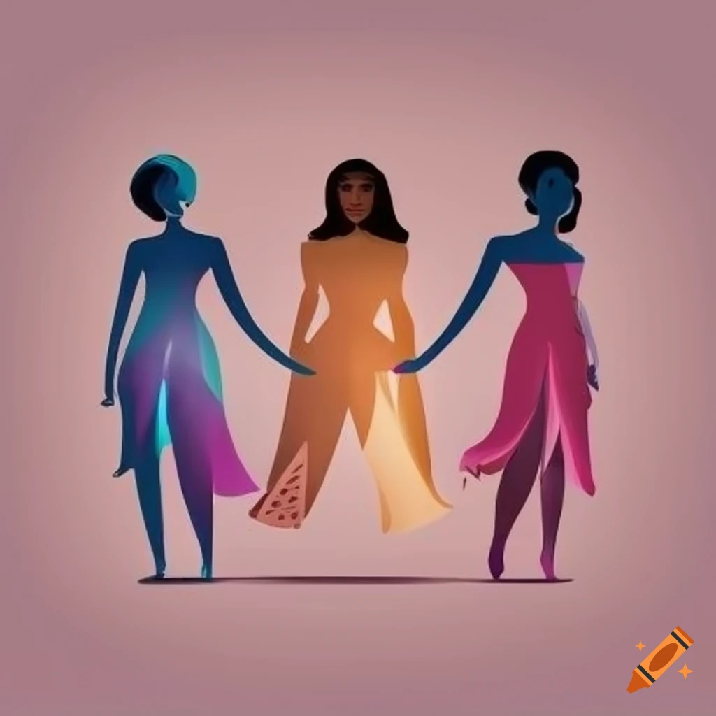 Logo of women of different ethnicities holding hands