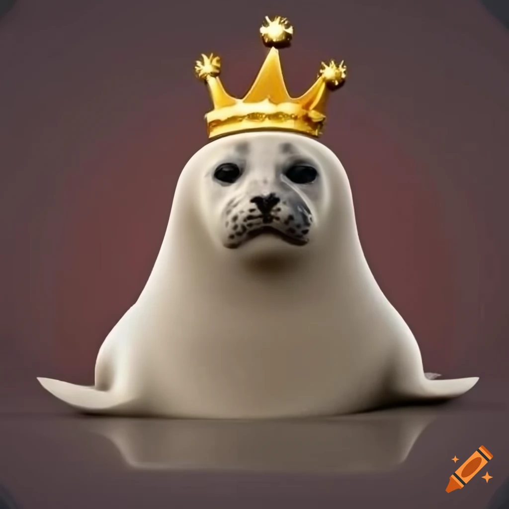 Seal with crown