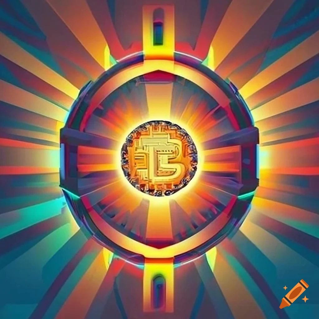 Sleek and modern logo with themes of crypto, trading, development, progress, and teamwork