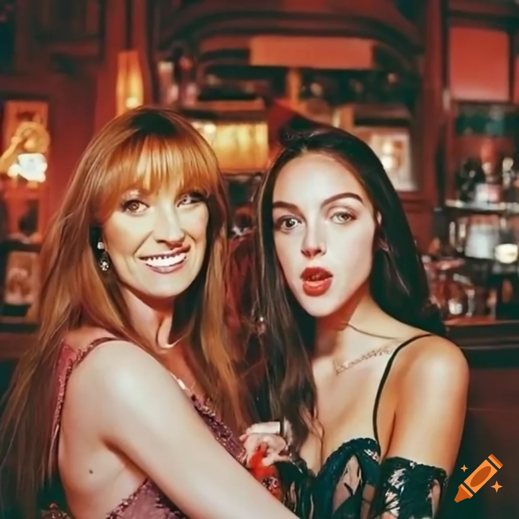 Jane Seymour and Olivia Rodrigo at the pub