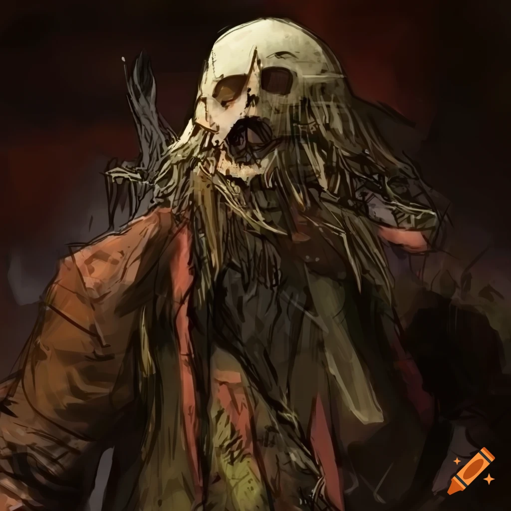Scarecrow in a disco style inspired by Elysium