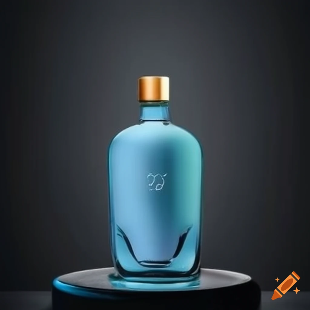 Apple-branded sleek and sophisticated aftershave bottle