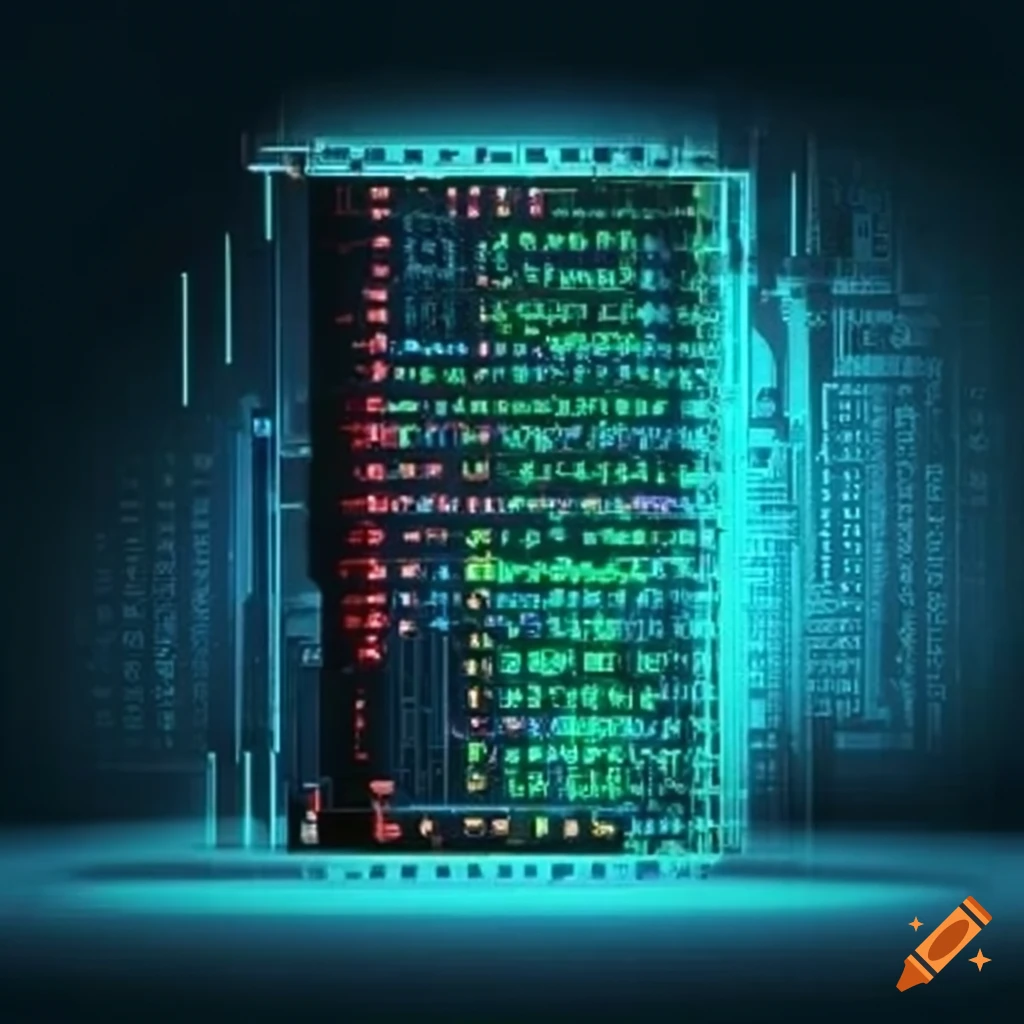 Source code transformed into computer code on Craiyon